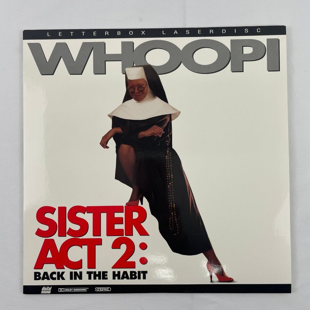 Touchstone Home Video Sister Act 2 Laserdisc LD Collectible Whoopi Goldberg